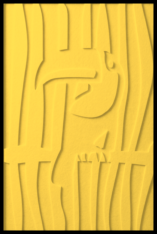 Toekan opliggend – Yellow (05)