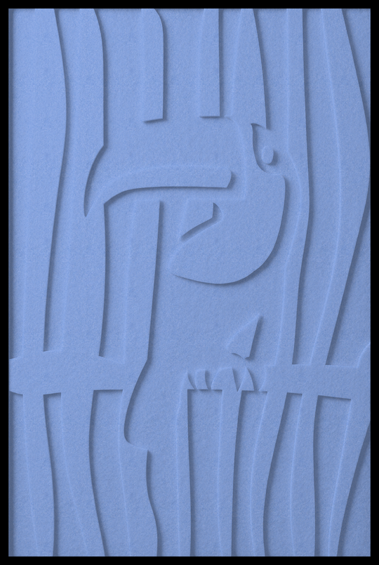 Toekan opliggend – Light Blue (14)