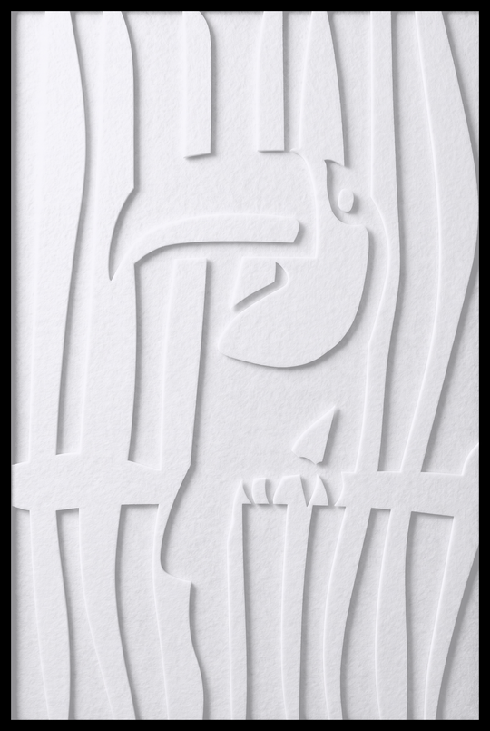 Toekan opliggend – White (20)