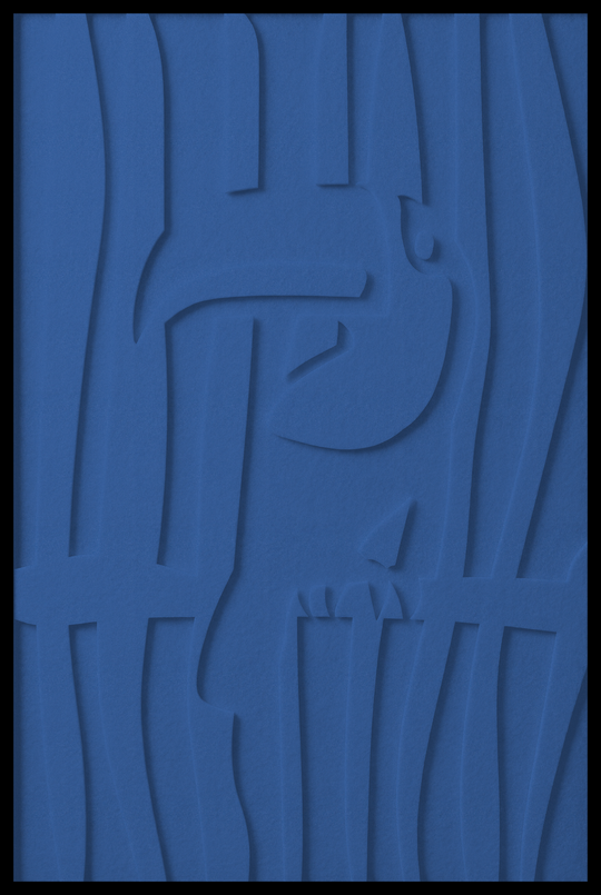 Toekan opliggend – Middle Blue (27)