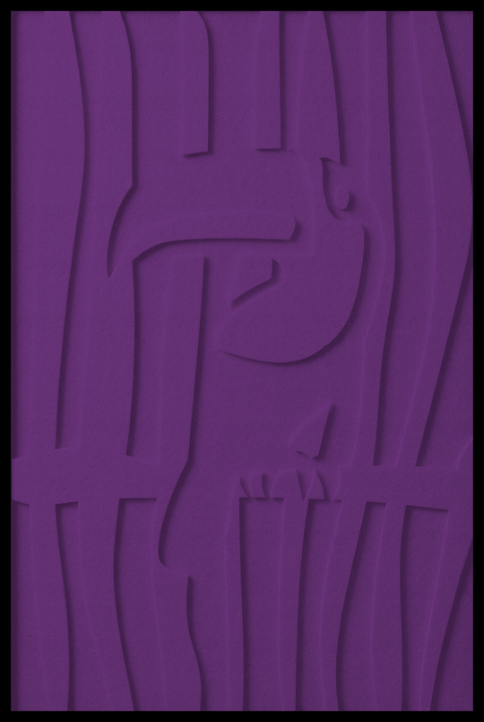 Toekan opliggend – Purple (41)