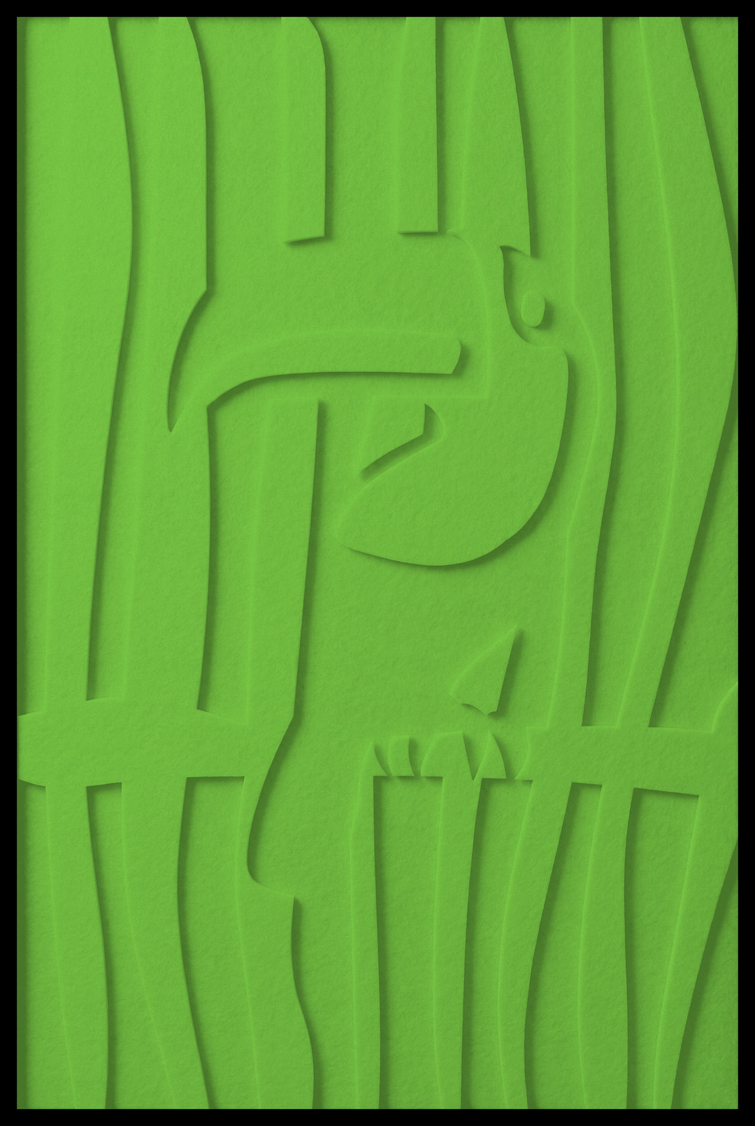 Toekan opliggend – Apple Green (51)
