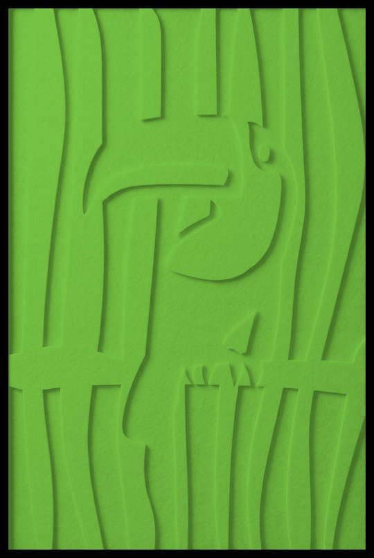 Toekan opliggend – Apple Green (51)