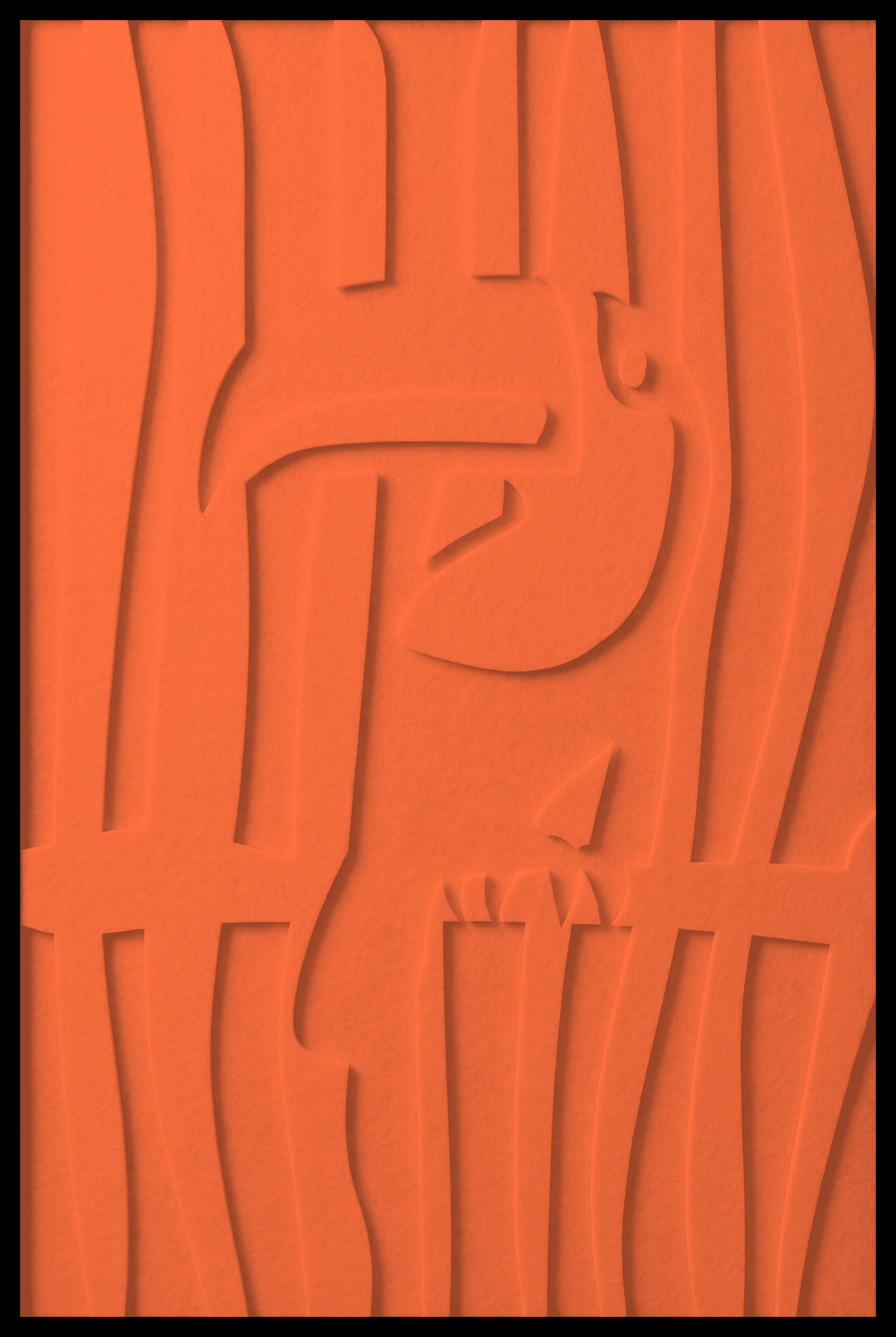 Toekan opliggend – Orange (56)