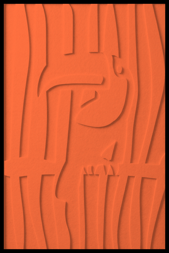 Toekan opliggend – Orange (56)