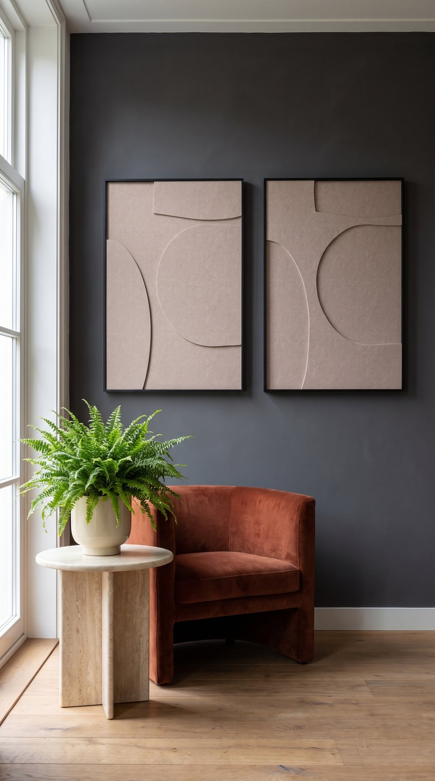 Petterns akoestisch kunstwerk | Organic in de kleur zand (Twin)